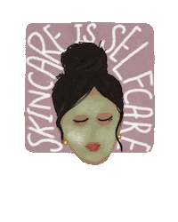 Glow Up Skin Care Sticker