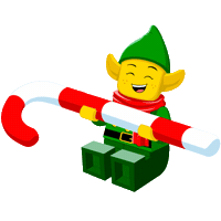 Holiday Eating Sticker by LEGO