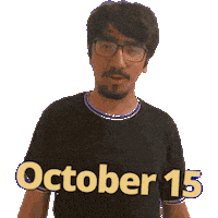 October 15Th Sticker