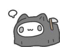 sad grim reaper Sticker by Capoo
