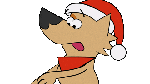 Merry Christmas Dog Sticker by Jon Pardi