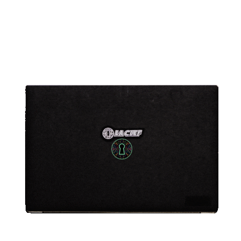 work computer Sticker by La Clef