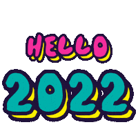 New Year Hello Sticker