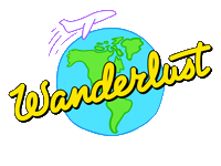 Travel World Sticker by BOMBONATOR_WOLPH