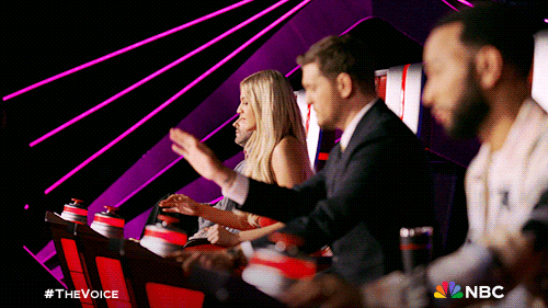 Michael Buble Chair Turn GIF by The Voice