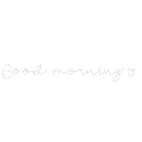 Good Morning Sticker