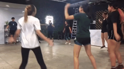 kimberlylai giphygifmaker workout GIF