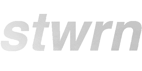 Black And White Logo Sticker by stwrn