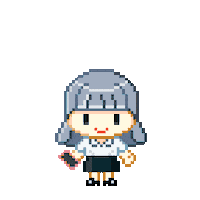Pixel Shock Sticker
