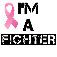 Breast Cancer Pink Sticker by Designs by Denae
