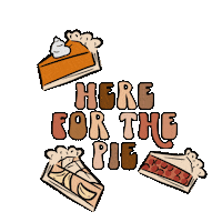Pumpkin Pie Eating Sticker