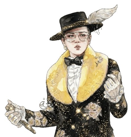 G Dragon King Sticker