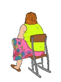 hi_webad woman webad hiwebad Sticker