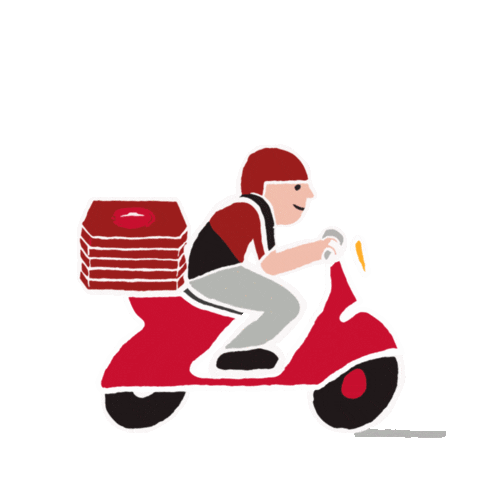 PizzaHutDeliver giphyupload food pizza man Sticker