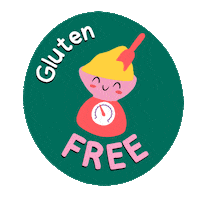 Happy Gluten Sticker by Scoop and Scales