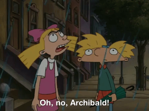 hey arnold nicksplat GIF
