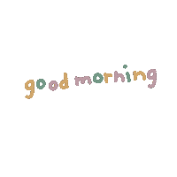 Greeting Good Morning Sticker