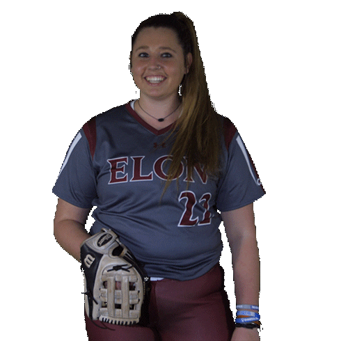 Elon Softball Sticker by Elon Phoenix