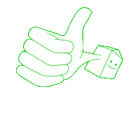 paris thumbs up Sticker by MAISON SAGAN