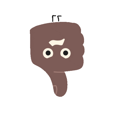 flawlessfairuz giphyupload mad bad thumbs down Sticker