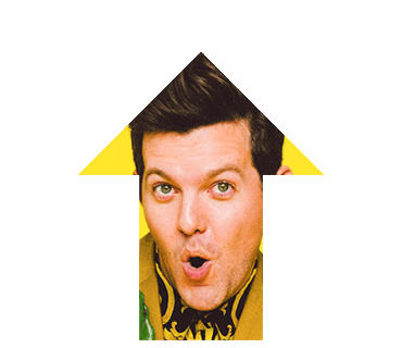 arrow going up Sticker by Dillon Francis