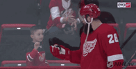 waving ice hockey GIF by NHL