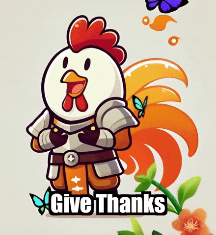 Give Thanks Gratitude GIF by Zorooster