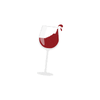 Red Wine Drink Sticker by With, B