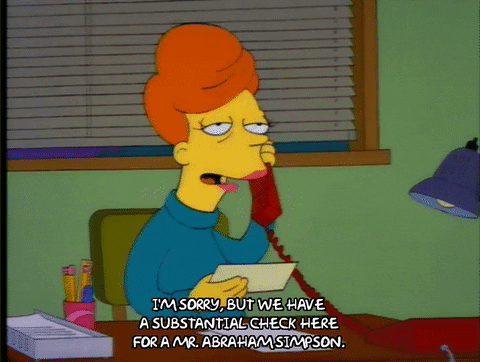 Bored Season 4 GIF by The Simpsons