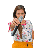 Sally Mic Drop Sticker by Sallys Welt