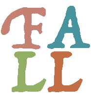 Fall Text Sticker