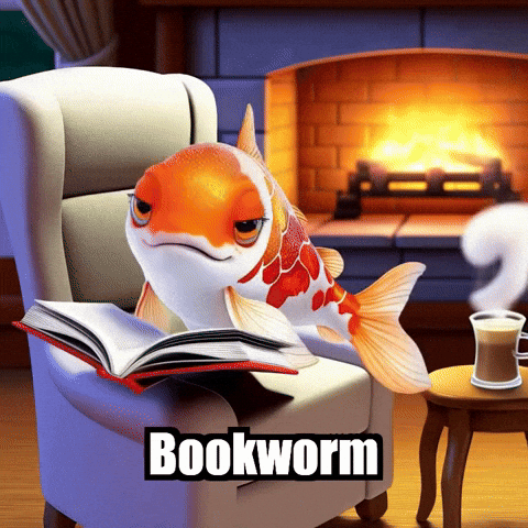 Relax Books GIF by TheConfishius