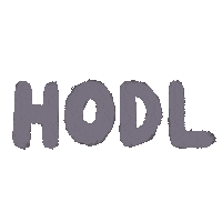 Hodl Sticker