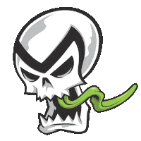 MetroGroupMiami miami skull group vinyl Sticker