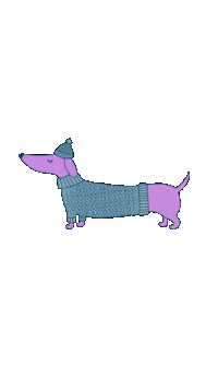 Dog Christmas Sticker