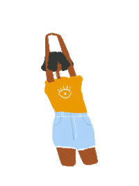 yoga stretch Sticker by Actual Footage of Me