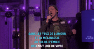 Joe Dassin GIF by Star Académie TVA