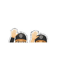 Peter Waving Sticker by Tirolikum