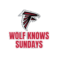 Nfl Atl Sticker by Wicked Wolf Philly