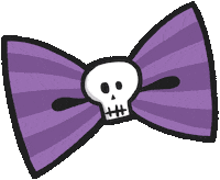 Halloween Skull Sticker