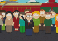 crowd talking GIF by South Park 