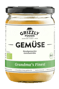 Vegetable Broth Bio Sticker by Grizzly Foods