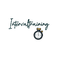 Intervaltraining Running Sticker
