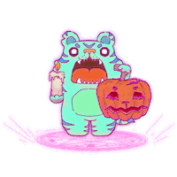 Cat Halloween Sticker by Niufy