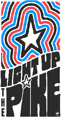 4Th Of July Star Sticker by longhollow