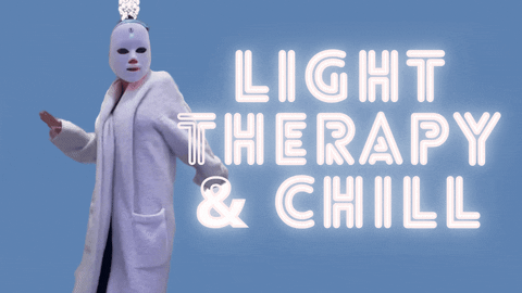 XFormulations giphyupload self care skin care red light therapy GIF