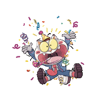 Happy Cat Sticker