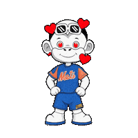 New York Mets Love Sticker by Zhot