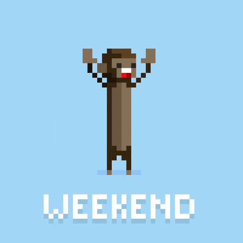 Happy Fin De Semana GIF by BasedMinis
