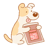 Happy Dog Sticker